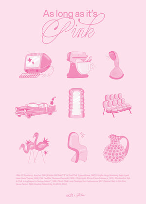 As long as it's pink: Pink design icons
