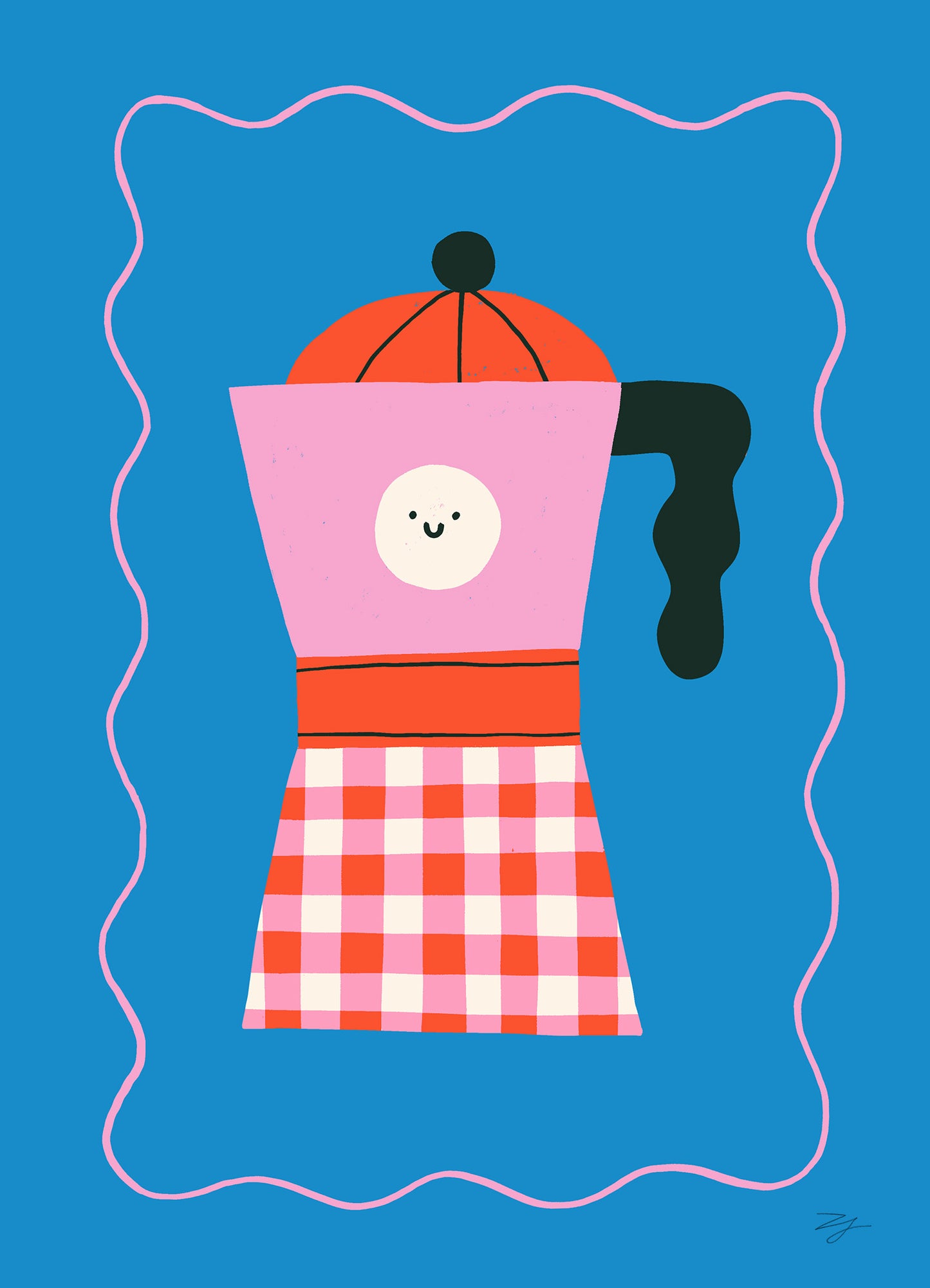 Checkered coffee