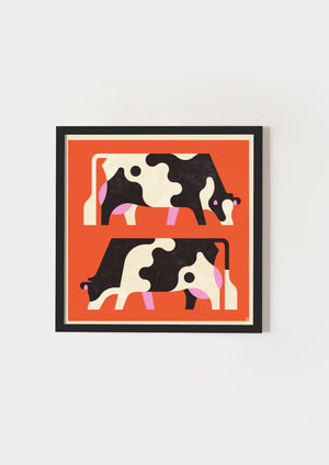 Orange Cows