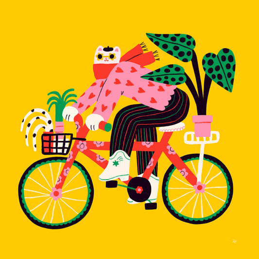 Cyclist cat