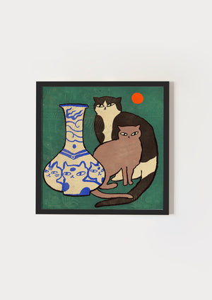 Cat still life
