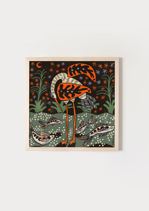 Magic waterbird