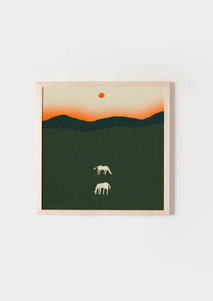 Horses at dawn