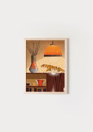 Top of the cabinet