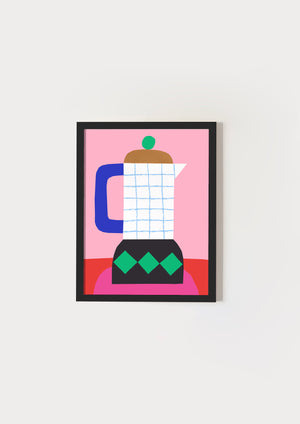 Checkered coffee maker