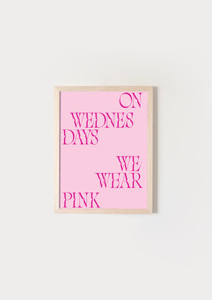 On Wednesdays We Wear Pink