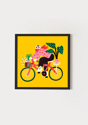 Cyclist cat